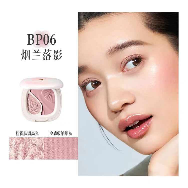 Nono Note Blush Highlight All-In-One Expansive Color Brightening Natural Blush Matte Pearl Face Makeup
