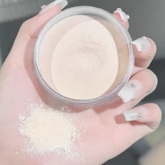 Light, Flawless and Transparent Makeup Setting Powder,Waterproof and Easy to Take Off, Natural Makeup Holding and Setting Powder