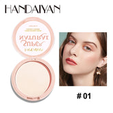 24 Hour Oil Control Pressed Powder Natural Matte Brighten Lasting Waterproof Setting Loose Powder Nude Translucent Powder Makeup