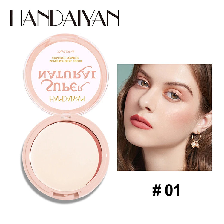 24 Hour Oil Control Pressed Powder Natural Matte Brighten Lasting Waterproof Setting Loose Powder Nude Translucent Powder Makeup