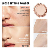 Banana Shaped Loose Powder Can Reduce Pores and Fine Lines, with a Long-Lasting Matte Effect and Natural Facial Makeup Powder