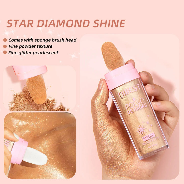Fairy Powder  Shimmer Contour Blush Powder Contour Shading Glitter Women Contour Illuminator Makeup High Light