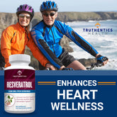 Resveratrol Supplement 1200Mg (2 Pack) - Trans-Resveratrol Extra Strength Antioxidant, Vegan Capsules