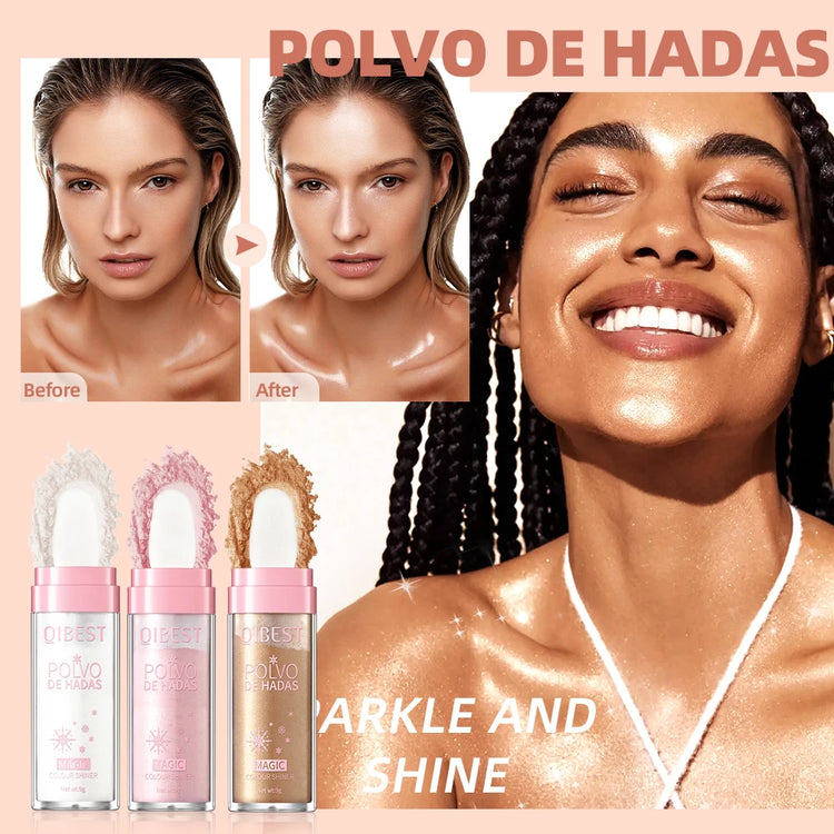 Fairy Powder  Shimmer Contour Blush Powder Contour Shading Glitter Women Contour Illuminator Makeup High Light