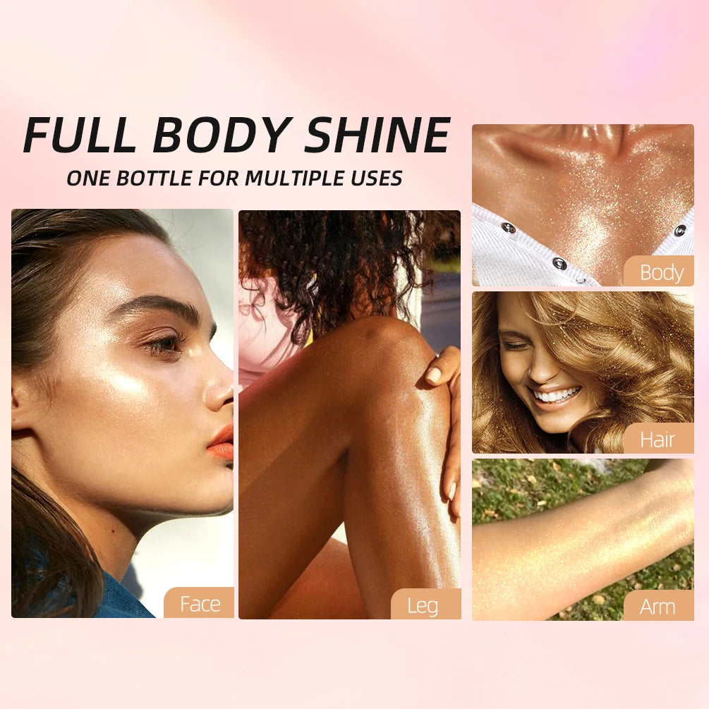 Fairy Powder  Shimmer Contour Blush Powder Contour Shading Glitter Women Contour Illuminator Makeup High Light
