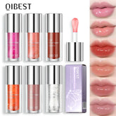 Crystal Jelly Moisturizing Lip Oil Plumping  Makeup Sexy Plump Lip Glow Oil Tinted Lip Plumper Lip Care 6 Colors