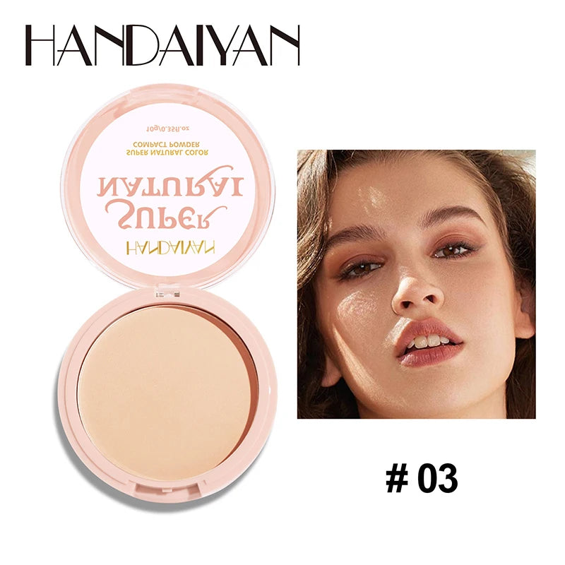 24 Hour Oil Control Pressed Powder Natural Matte Brighten Lasting Waterproof Setting Loose Powder Nude Translucent Powder Makeup