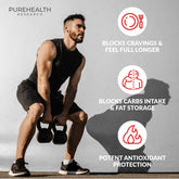 CURBFIT by  Doctor-Approved Weight Management Formula Carbs Breakdown & Fat Storage Metabolic Boosters Accelerate, 90 Capsules