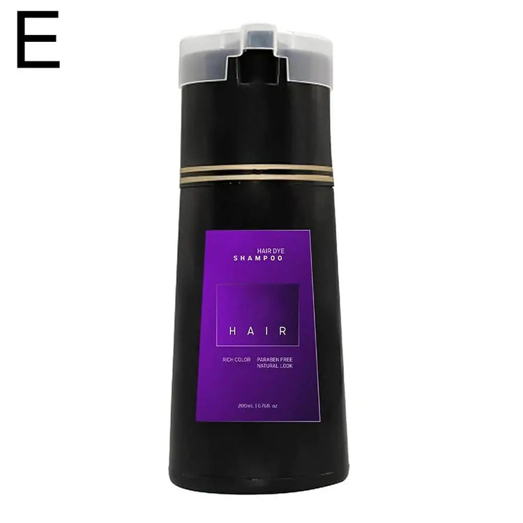 Nova Hair Dye Shampoo,Nova Hair Instant Dye Shampoo,Hair Dye Coloring Shampoo for Gray Hair Nourish Hair Care 200Ml