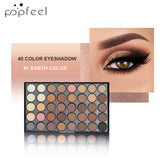 40 Colors Eyeshadow Palette Long Lasting Easy Makeup Brown Eyeshadow Palette, Pink Eyeshadow Palette