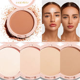 24 Hour Oil Control Pressed Powder Natural Matte Brighten Lasting Waterproof Setting Loose Powder Nude Translucent Powder Makeup