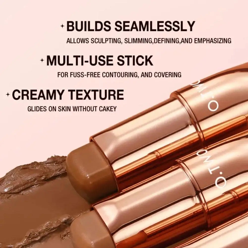 Contour Stick Cream Long-Wear Lightweight Stick Easy to Sculpt Face Concealer Bronzer Contouring Makeup Pen