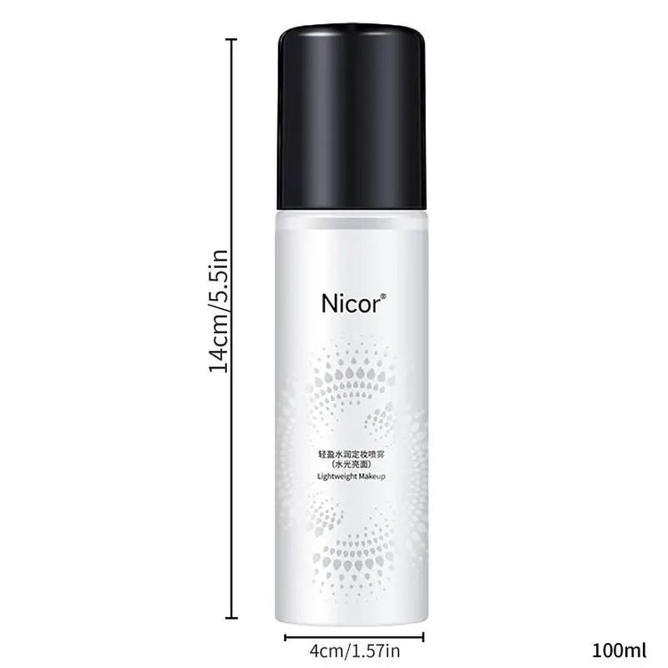 Facial Setting Spray 100Ml Oil Control Setting Mist Spray for Women Natural Finish Setting Spray for Summer Makeup Cosmetics For