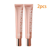 2Pcs Face Primer Makeup Base Invisible Pore Smooths Fine Lines Oil-Control Moisture Primer for Face Cosmetics