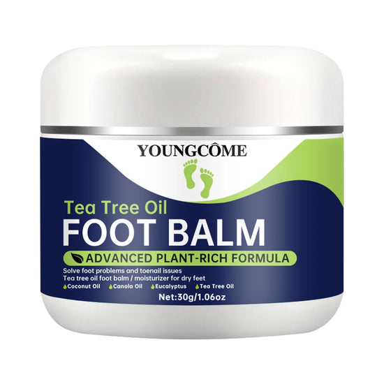 Tea Tree Oil Foot Cream Softens Dry Cracked Feet Removes Dead Skin Exfoliates Daily Foot Care Penetrates Moisturizes Nourishes