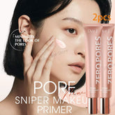 2Pcs Face Primer Makeup Base Invisible Pore Smooths Fine Lines Oil-Control Moisture Primer for Face Cosmetics