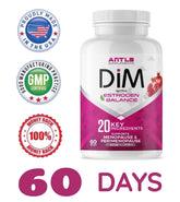 Dim(Diindolylmethane) Menopause Relief, Weight Management Supplement W Bioperine for Men & Women, 60Days Supply,