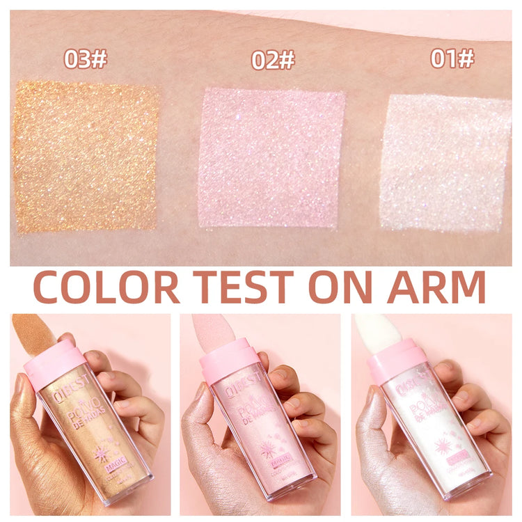 Fairy Powder  Shimmer Contour Blush Powder Contour Shading Glitter Women Contour Illuminator Makeup High Light