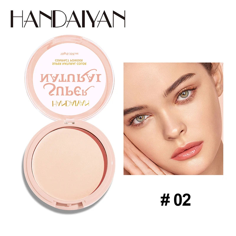 24 Hour Oil Control Pressed Powder Natural Matte Brighten Lasting Waterproof Setting Loose Powder Nude Translucent Powder Makeup