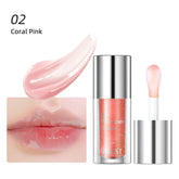 Crystal Jelly Moisturizing Lip Oil Plumping  Makeup Sexy Plump Lip Glow Oil Tinted Lip Plumper Lip Care 6 Colors