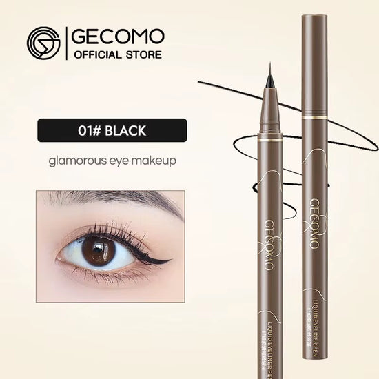 Liquid Eyeliner 0.01Mm Super Slim Waterproof Quick Dry Long Lasting Color No Smudging Eyeliner Pencil