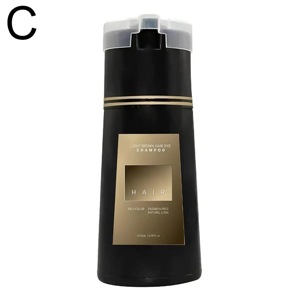 Nova Hair Dye Shampoo,Nova Hair Instant Dye Shampoo,Hair Dye Coloring Shampoo for Gray Hair Nourish Hair Care 200Ml