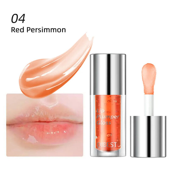 Crystal Jelly Moisturizing Lip Oil Plumping  Makeup Sexy Plump Lip Glow Oil Tinted Lip Plumper Lip Care 6 Colors