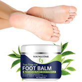 Tea Tree Oil Foot Cream Softens Dry Cracked Feet Removes Dead Skin Exfoliates Daily Foot Care Penetrates Moisturizes Nourishes