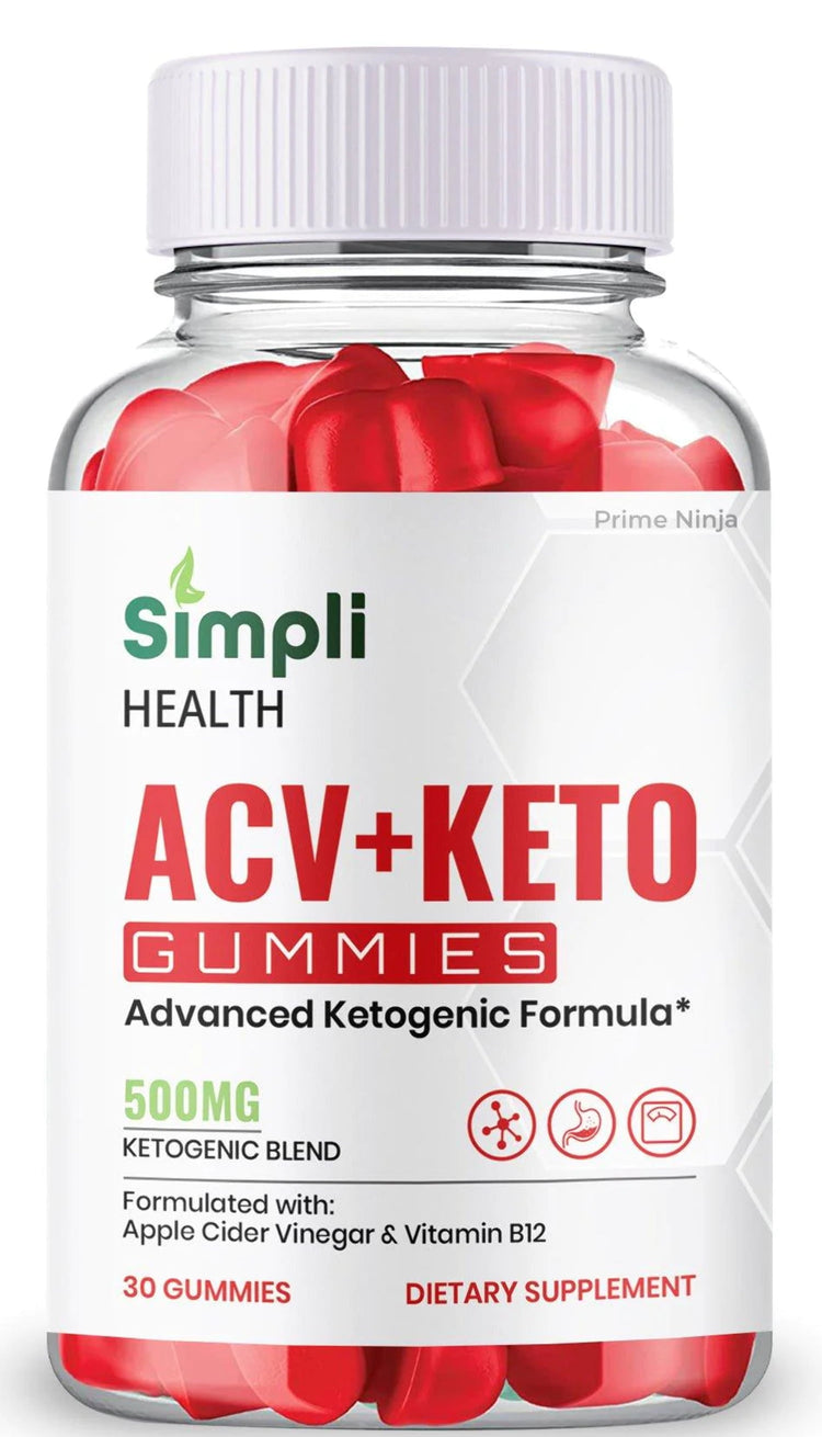 Simpli Health ACV Gummies, Maximum Strength, Simple Health Keto ACV Gummies Dietary Supplement (1 Pack)