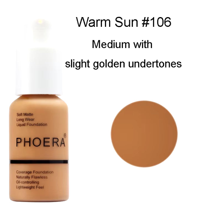 30Ml Liquid Foundation Set Oil-Control Concealer Cream Hydrating Long Lasting Hydrating Makeup Foundation TSLM1