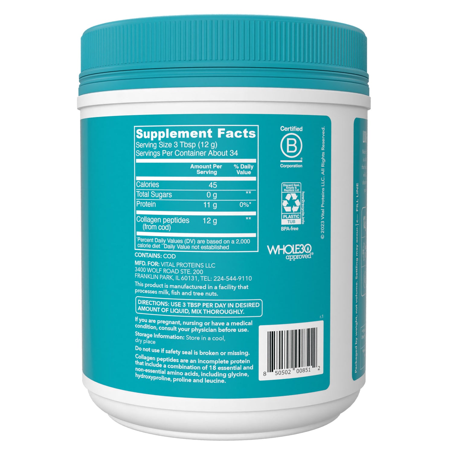 Marine Collagen, 14.5 Oz