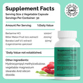 Berberine Supplement 1000Mg Weight Management, 60 Capsules