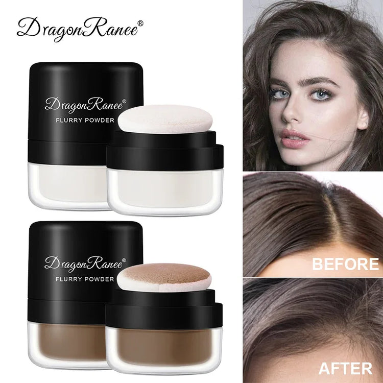 Pompadour Powder Oil Control Bangs Shampoo-Free Fluffy Hair Natural Hairline Powder Dry Hair Powder Loose Powder