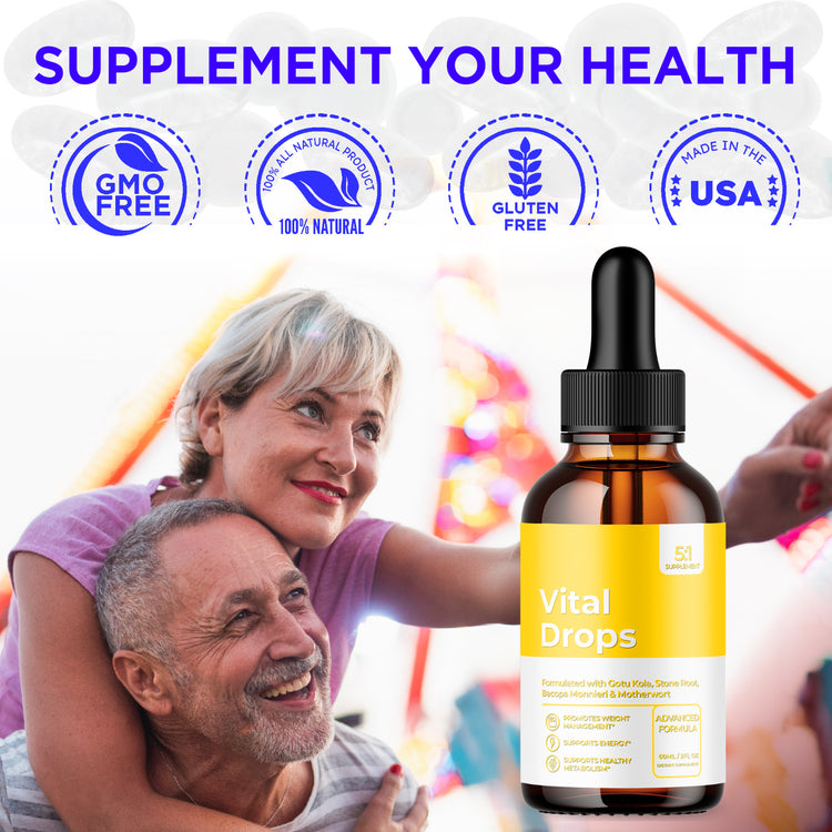 Vital Drops Maximum Strength Keto Formula Weight Management Supplement 60ML