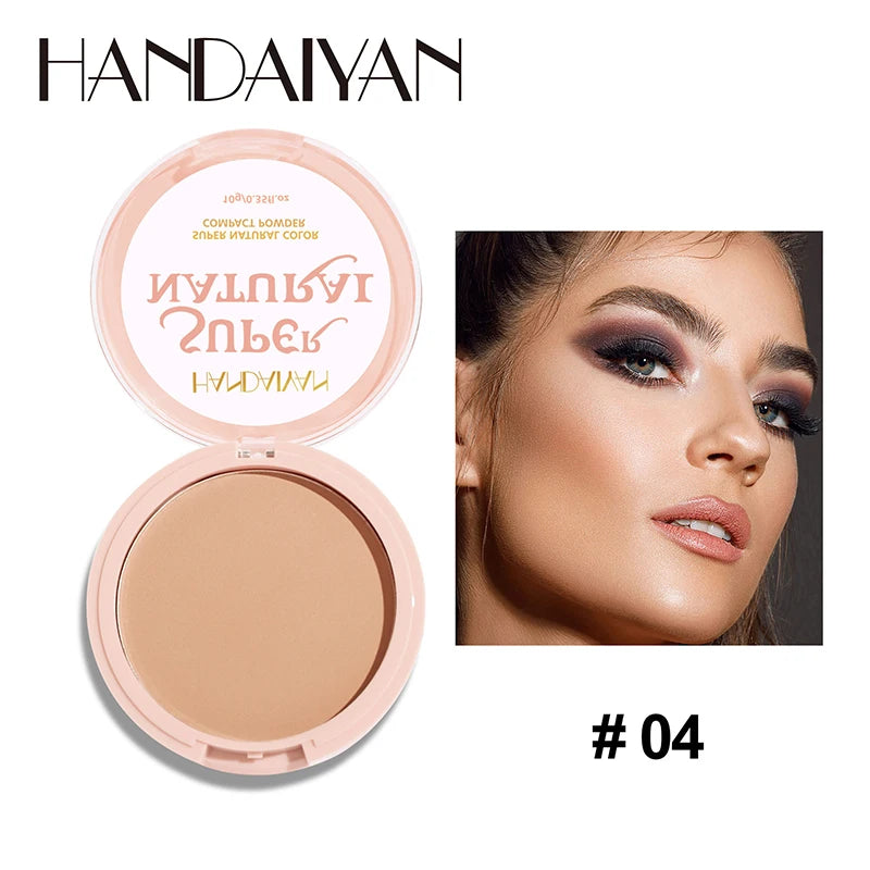 24 Hour Oil Control Pressed Powder Natural Matte Brighten Lasting Waterproof Setting Loose Powder Nude Translucent Powder Makeup