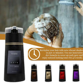 Nova Hair Dye Shampoo,Nova Hair Instant Dye Shampoo,Hair Dye Coloring Shampoo for Gray Hair Nourish Hair Care 200Ml