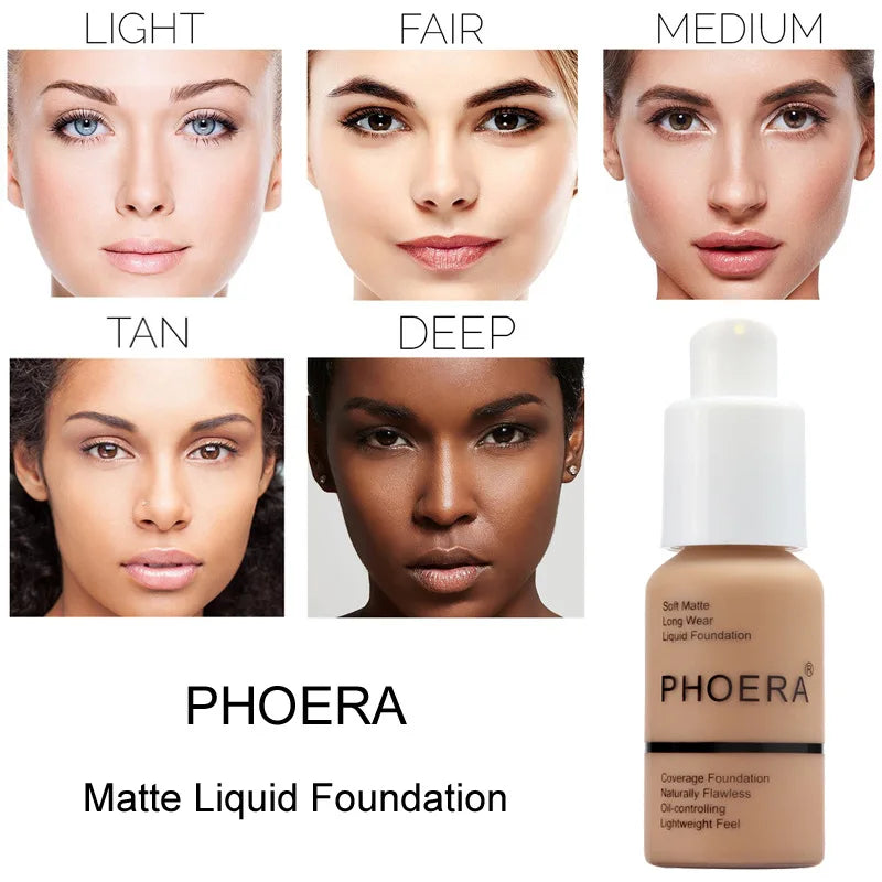 30Ml Liquid Foundation Set Oil-Control Concealer Cream Hydrating Long Lasting Hydrating Makeup Foundation TSLM1