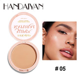 24 Hour Oil Control Pressed Powder Natural Matte Brighten Lasting Waterproof Setting Loose Powder Nude Translucent Powder Makeup