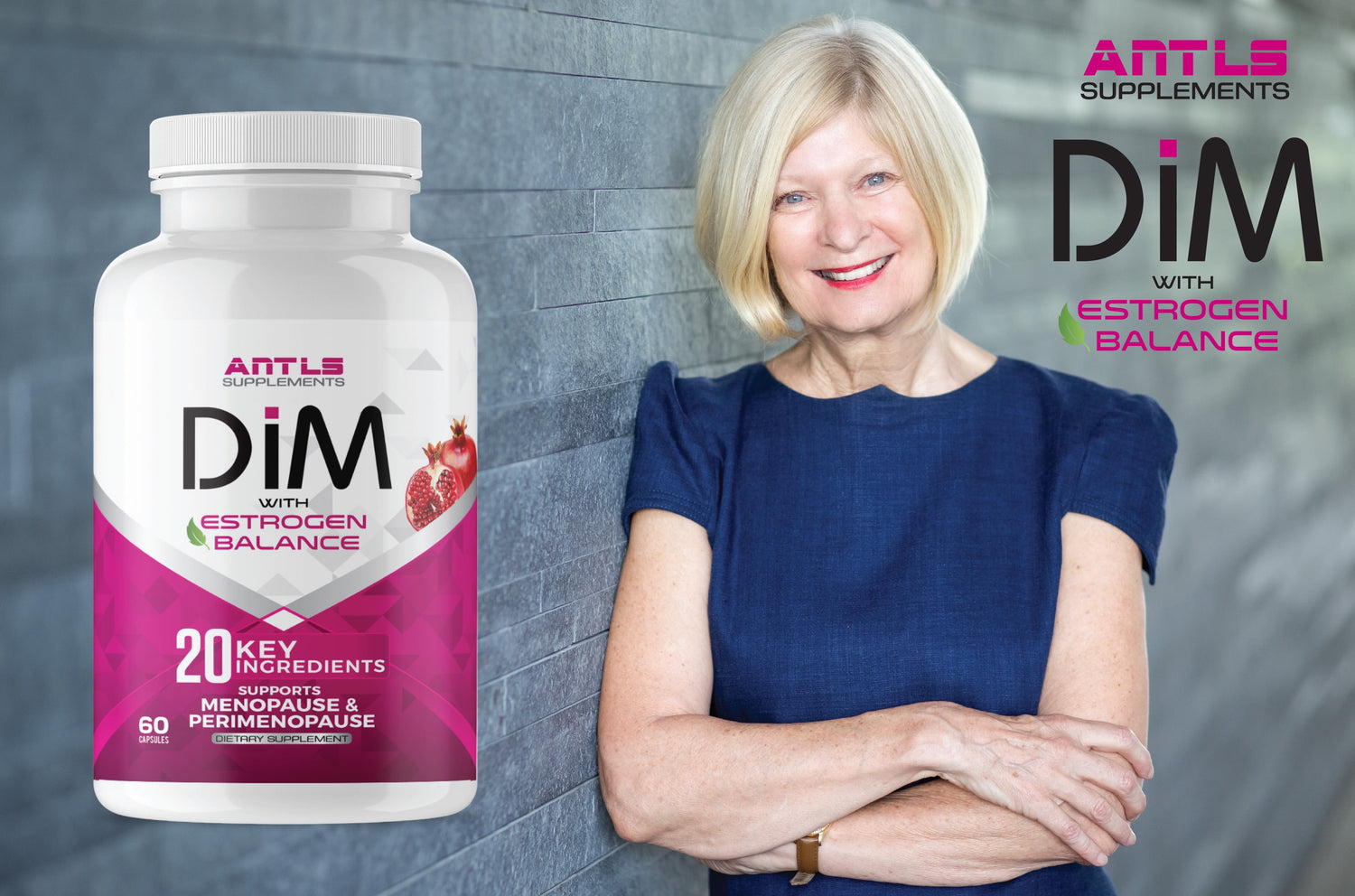 Dim(Diindolylmethane) Menopause Relief, Weight Management Supplement W Bioperine for Men & Women, 60Days Supply,