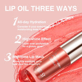 Crystal Jelly Moisturizing Lip Oil Plumping  Makeup Sexy Plump Lip Glow Oil Tinted Lip Plumper Lip Care 6 Colors