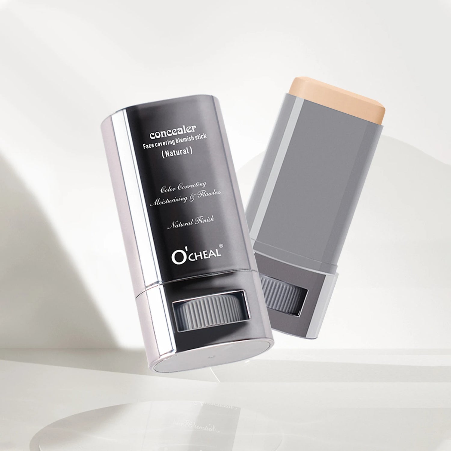 Ocheal Face Foundation Contour Stick Long-Wear Lightweight Brighten Stick Concealer Bronzer Contouring Makeup Pen