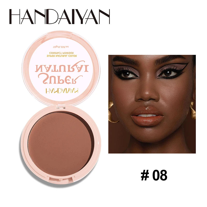 24 Hour Oil Control Pressed Powder Natural Matte Brighten Lasting Waterproof Setting Loose Powder Nude Translucent Powder Makeup
