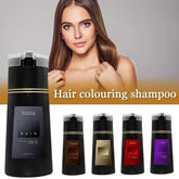 Nova Hair Dye Shampoo,Nova Hair Instant Dye Shampoo,Hair Dye Coloring Shampoo for Gray Hair Nourish Hair Care 200Ml