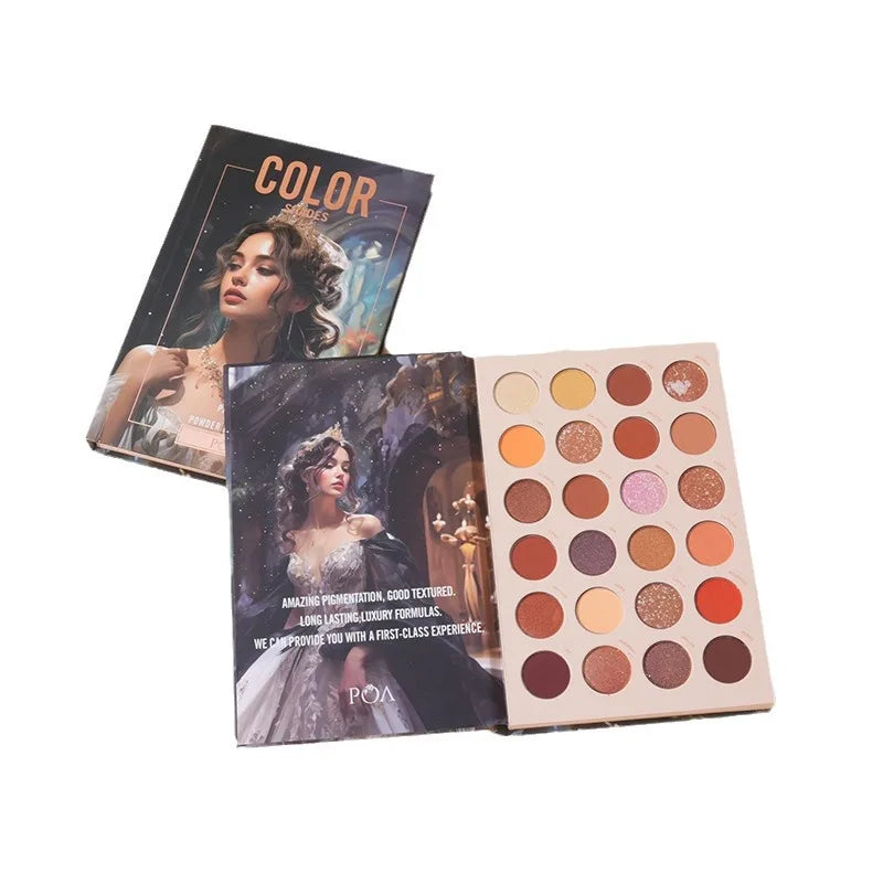 Book Highlight Powder Blusher Set Lasting Eye Shadow BOOK Plate Stage Makeup