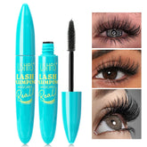 Ultra Long Lasting Mascara 4D Waterproof Mascara Liquid Fiber Mascara 360 Degree Spiral Brush Eyelashes Extension Makeup