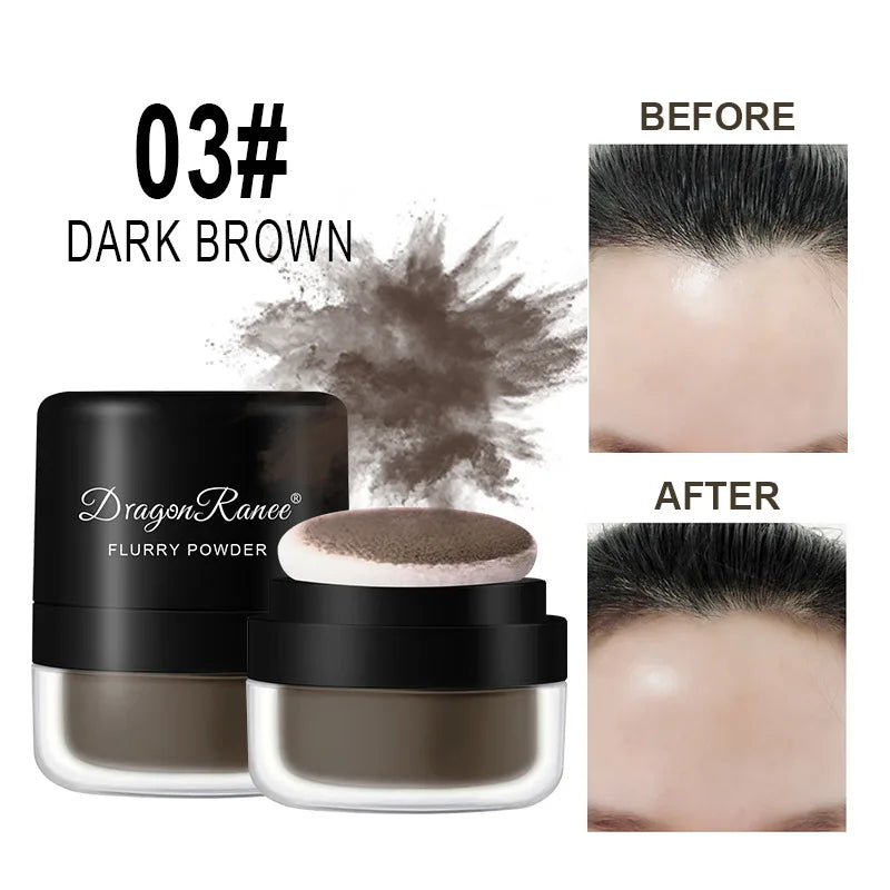 Pompadour Powder Oil Control Bangs Shampoo-Free Fluffy Hair Natural Hairline Powder Dry Hair Powder Loose Powder
