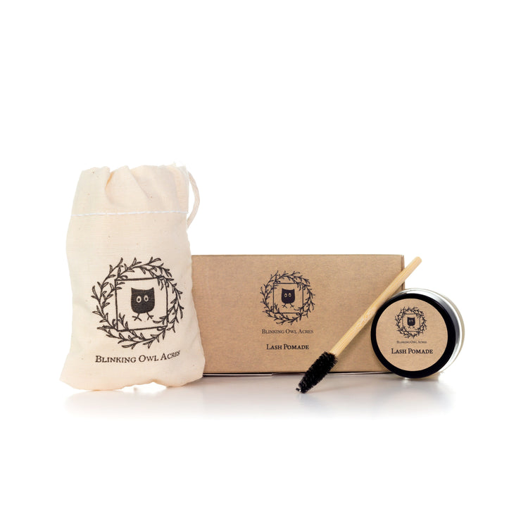 Organic Mascara Alternative, Organic Lash Serum, Zero Waste Natural Mascara, Lash Conditioner, 3-In-1 Lash Care, Lash Pomade