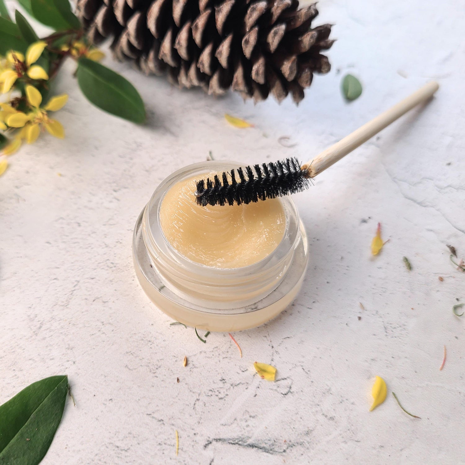 Organic Mascara Alternative, Organic Lash Serum, Zero Waste Natural Mascara, Lash Conditioner, 3-In-1 Lash Care, Lash Pomade