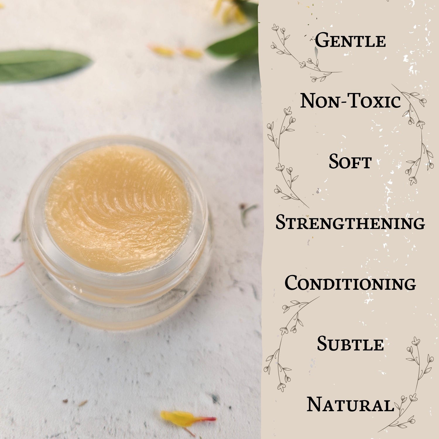 Organic Mascara Alternative, Organic Lash Serum, Zero Waste Natural Mascara, Lash Conditioner, 3-In-1 Lash Care, Lash Pomade
